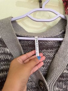 Wooven Crop Sweater