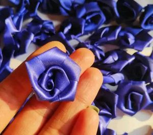 Handmade Ribbon Rose Usefull For Any Occasion