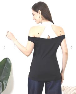 Chic Black &amp; White Top