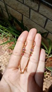 cubic  zicronia earrings