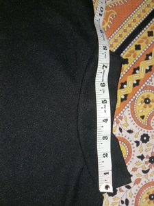 Black Turtle Neck Top