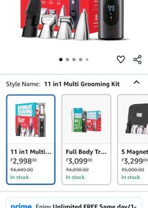 Bombay Shaving Company 11 in1 Trimmer at 1688/-