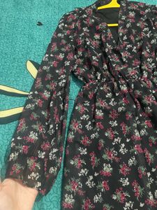 Floral Print Long Dress