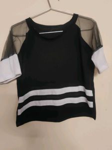 Stylish Black & White Top