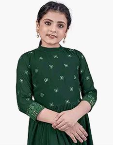 Fashion Dream Girl&#39;s Embroidered Dress Only 1 Item