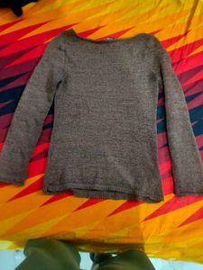 Brown Long Sleeve Sweater