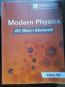 Resonance Complete Class 12th JEE MAIN/ADV MODULE