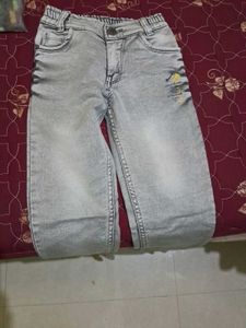 Grey Denim Jeans