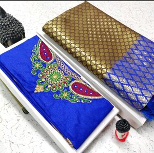 💝 Grand Work Saree With Blouse