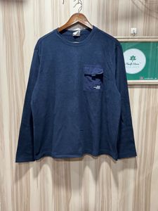 Jeep Thin Fleeced Navy Blue Pullover