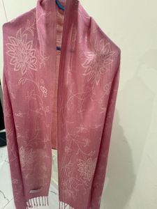 Pink Floral  Scarf