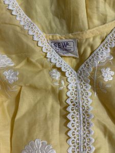 Sew -  Hand Embroidered Kurta Set