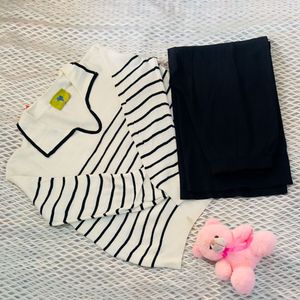 Striped Pajama Set