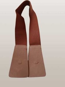 Stylish Brown Belt with Golden Accents