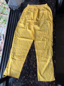 Pure cotton yellow kurta set