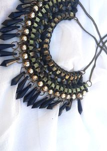 Black Choker Style Neckpiece