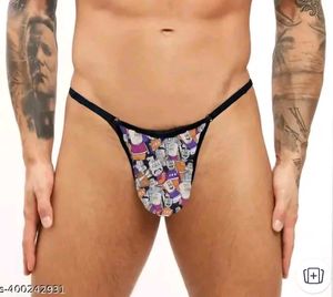 Cartoon Print Thong