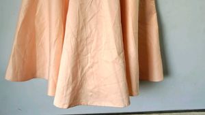 Beautiful Light Orange And Black Dress