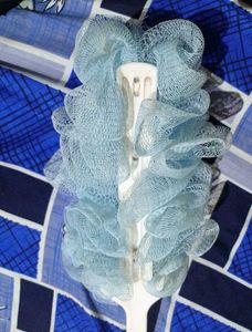 Premium Long-Handle Bath Loofah