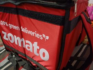 Brand New Zomato Delivery Kit With 2 T-shirt And Bag