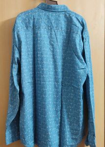 Brand New Stylish Blue Floral Print Shirt