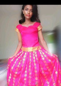 Ethnic Skirt And Top Combo