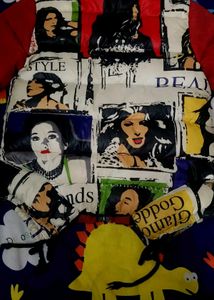 Colorful Graphic Print Jacket