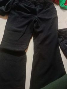 Black Flared Leg Pants