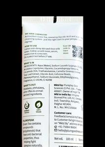 Plum Green Tea Face Wash