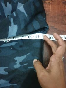 Camouflage Print Hoodie Jacket