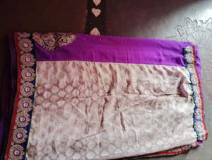 Elegant Purple Saree