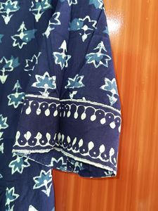 Indigo Ethnic Print Kurti