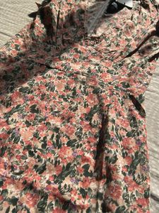 Stylecast Pink Floral Printed Fit &amp; Flare Dress