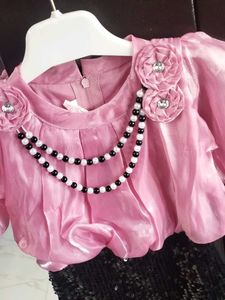 Girls&#39; Pink Party Dress