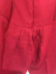 Maroon orange ombre suit patiala set