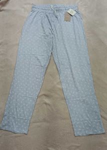 white printed cotton  trouser new