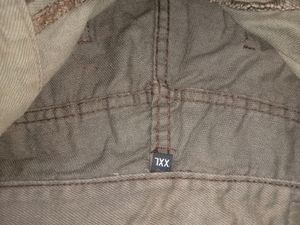 Brown Casual Baggy Jeans