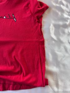 Red Solid T-shirt