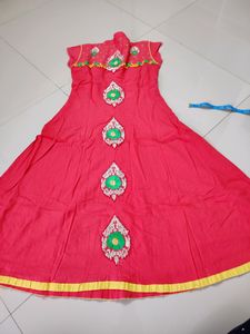 Anarkali Dress With Legging And Dupatta