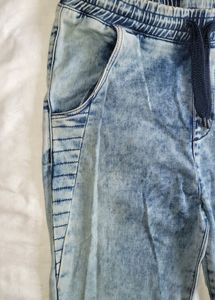 Ajio Denim Jeans Joggers Size 28