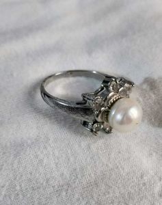 Real Pearl Silver Ring TARNISH FREE