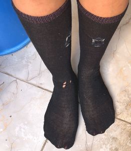 One Pair Of Daily Used Black Shocks