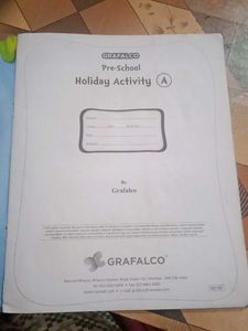 Holiday Activity For Pre School Kids