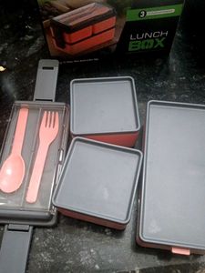 3 Compartment Leakproof Lunch Box