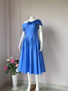 blue vintage dress