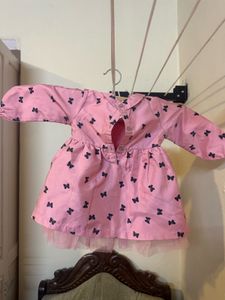 Pink Butterfly Dress