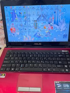 Red Asus Laptop