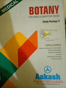 Aakash (Botany+Zoology) Study Package