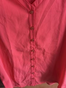 Zink London Solid Shirt - Coral Colour