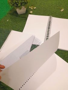 400 Pages White Spiral Notebook, (Ragister/Dairy)